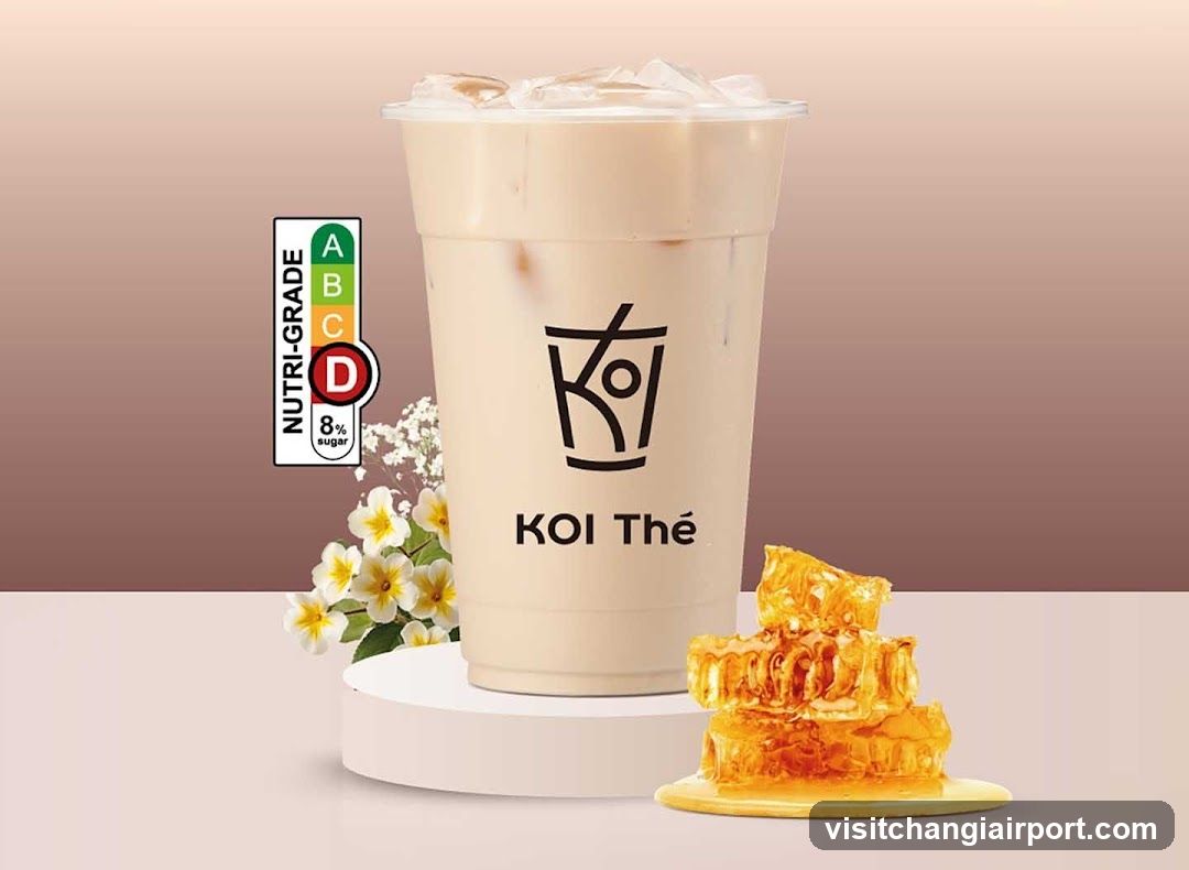 KOI Thé Drink with Honeycomb
