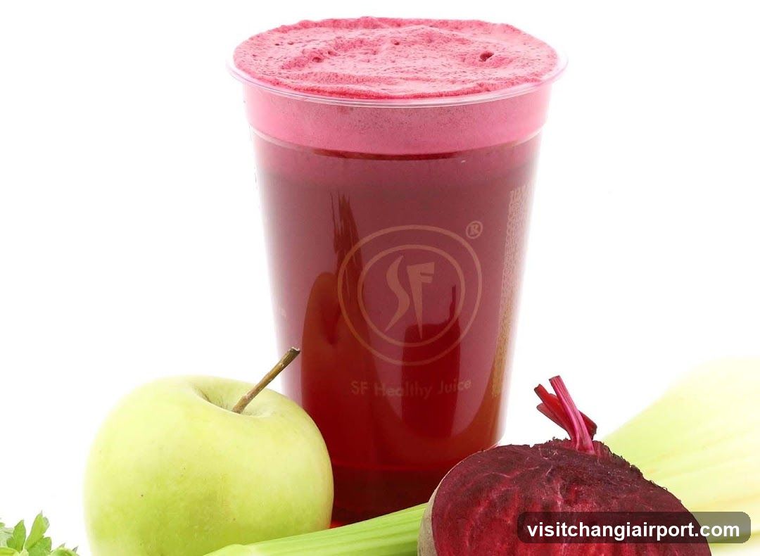 Fresh Juice with Ingredients