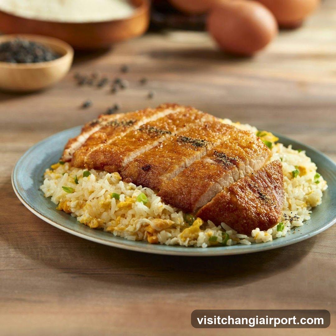 Fried Pork Chop with Fried Rice