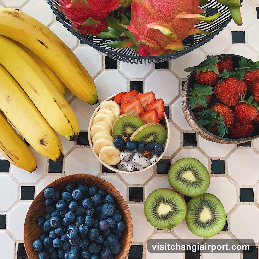 Fruit Bowl and Ingredients