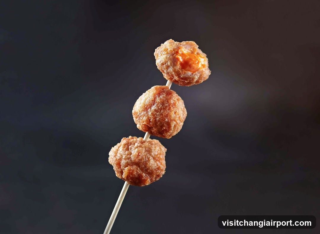 Skewered Meatballs with Cheese