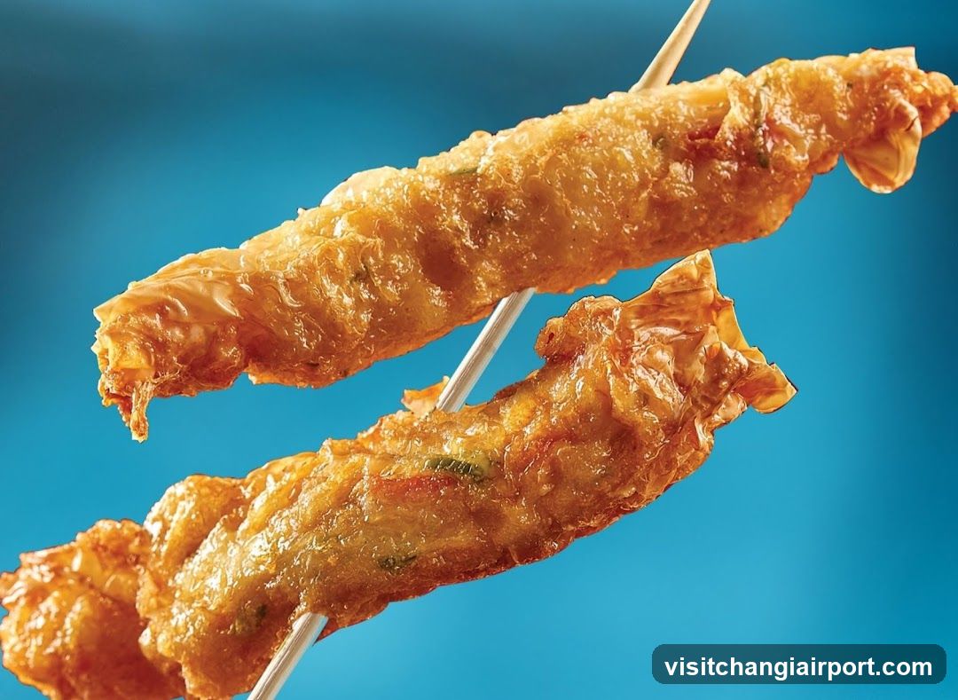 Fried Food on Skewers