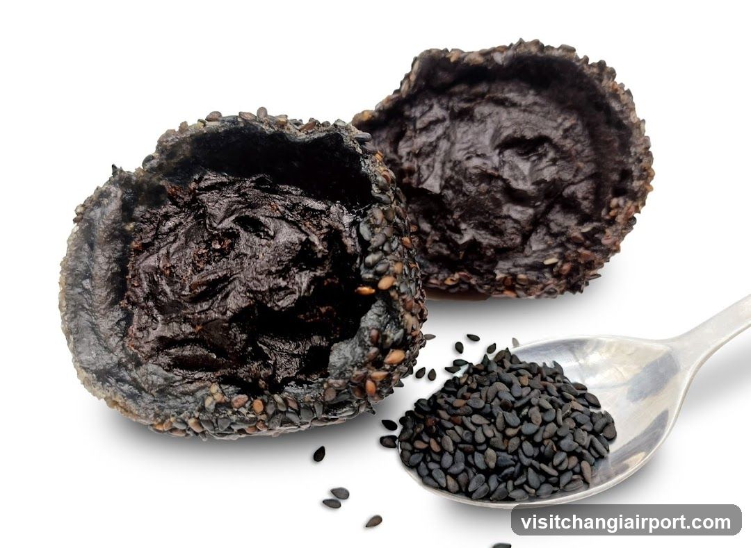 Black Sesame Balls with Filling