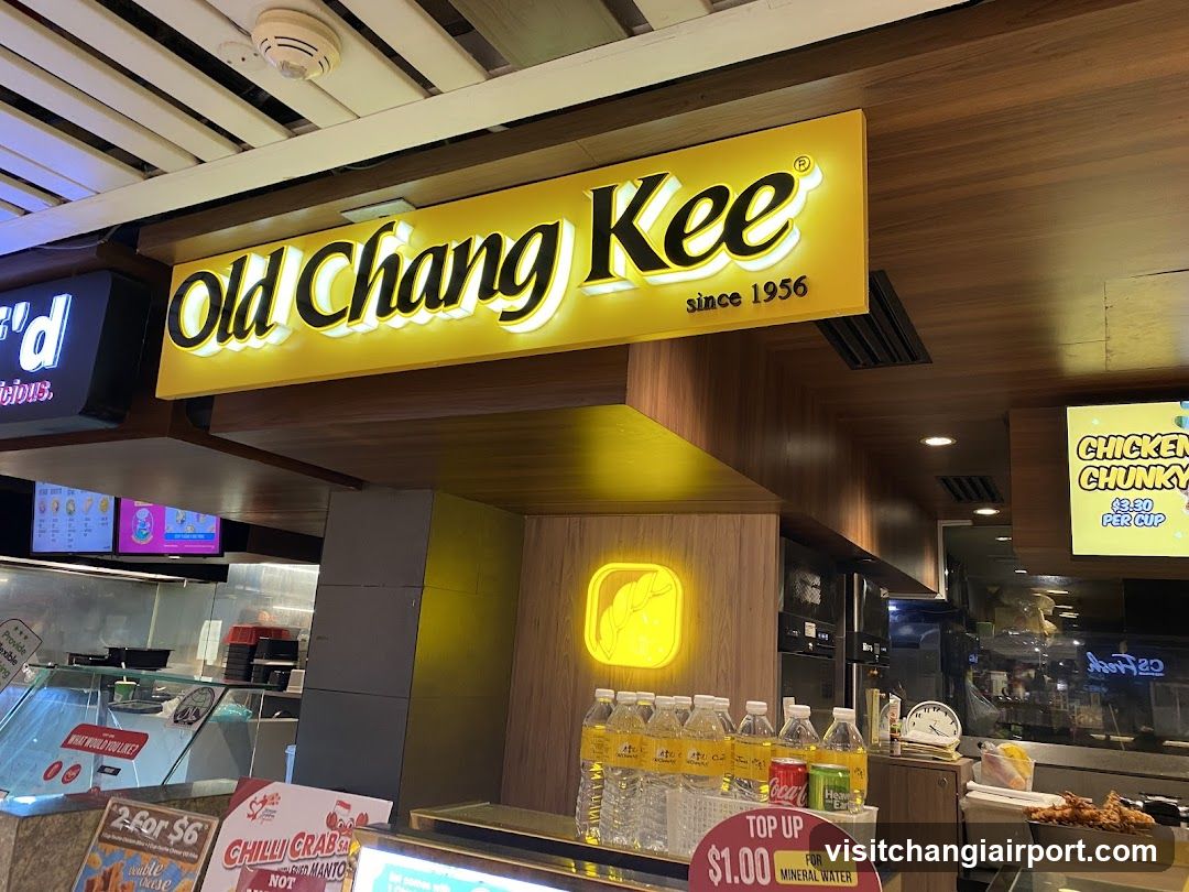 Old Chang Kee Food Stall Interior