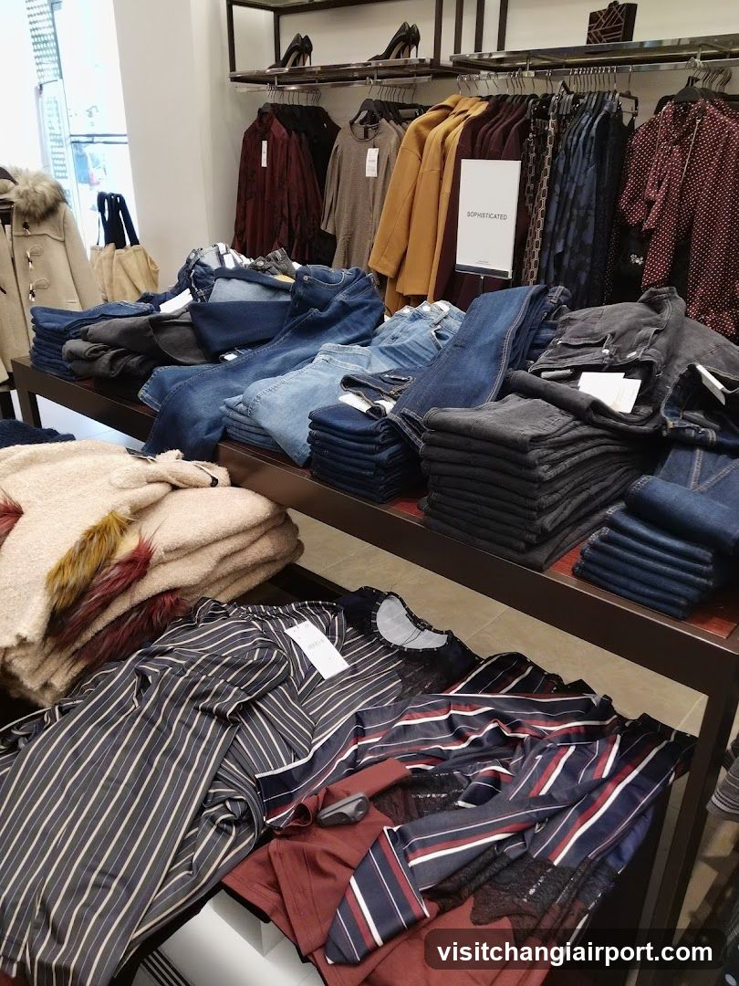Clothing Store Interior Display