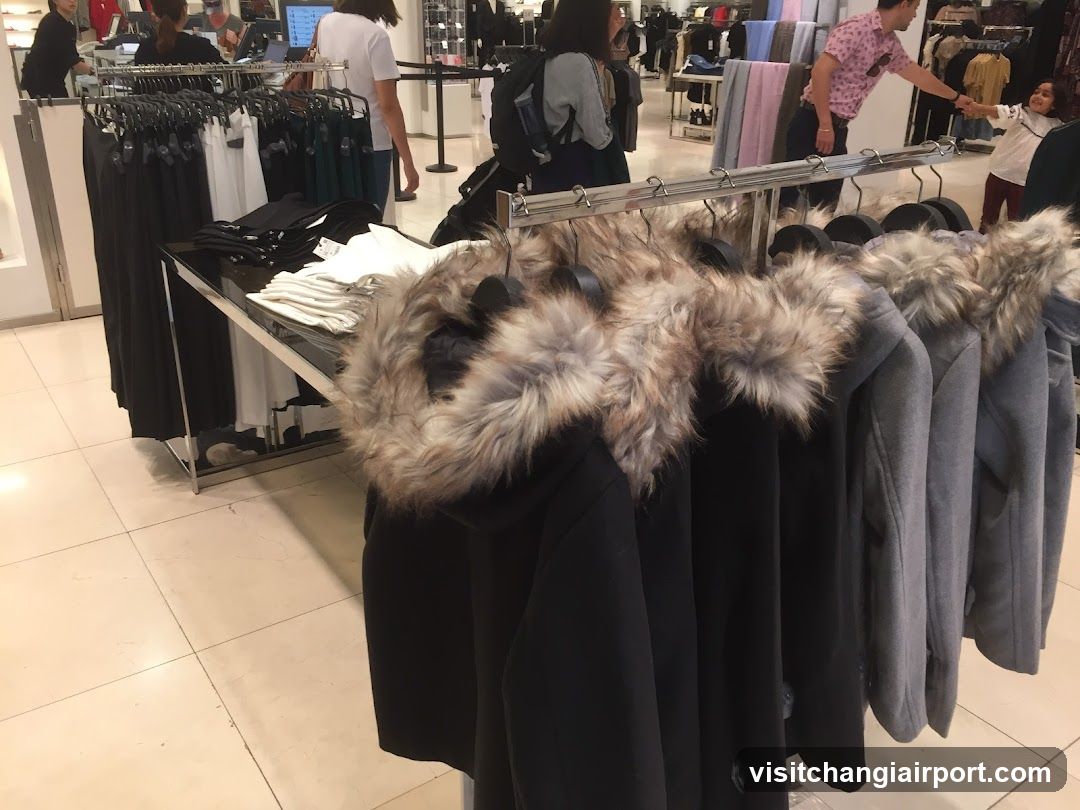 Clothing Store Interior Display