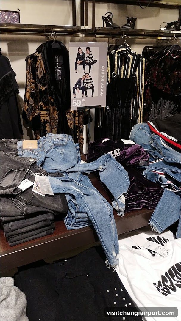 Clothing Store Interior Display