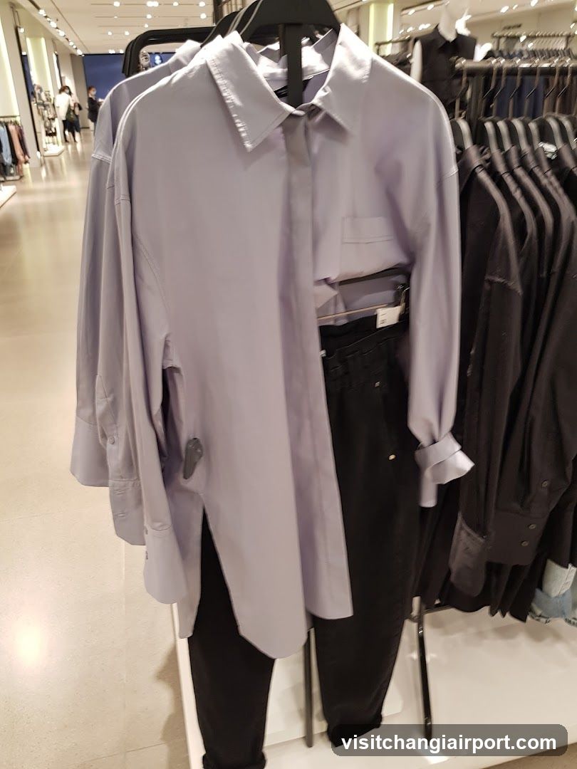Clothing Display in Retail Store