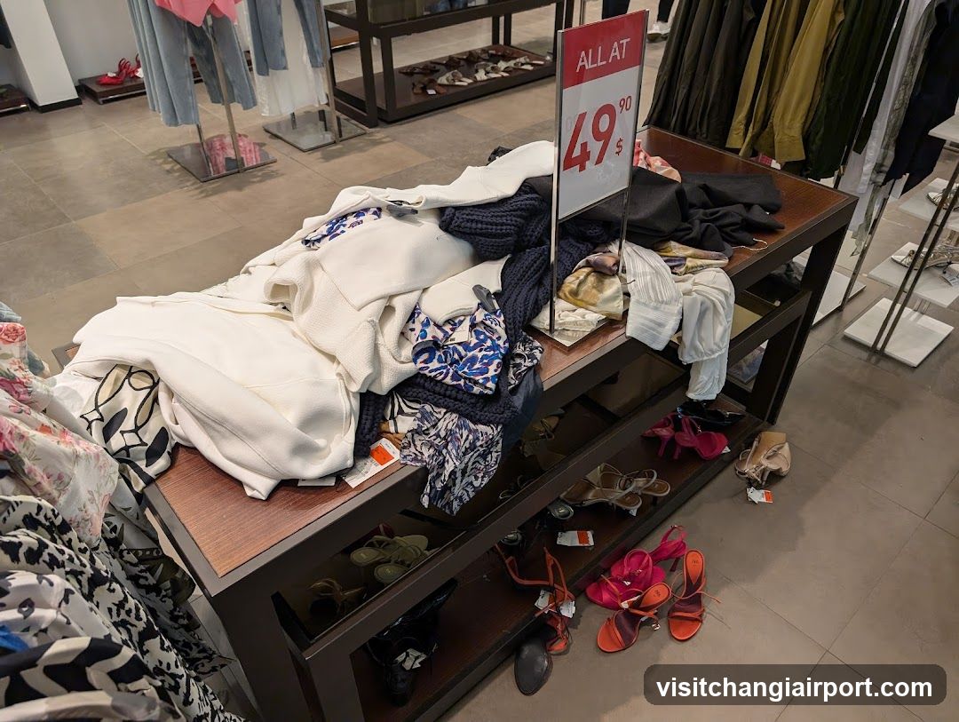Clothing Clearance Display