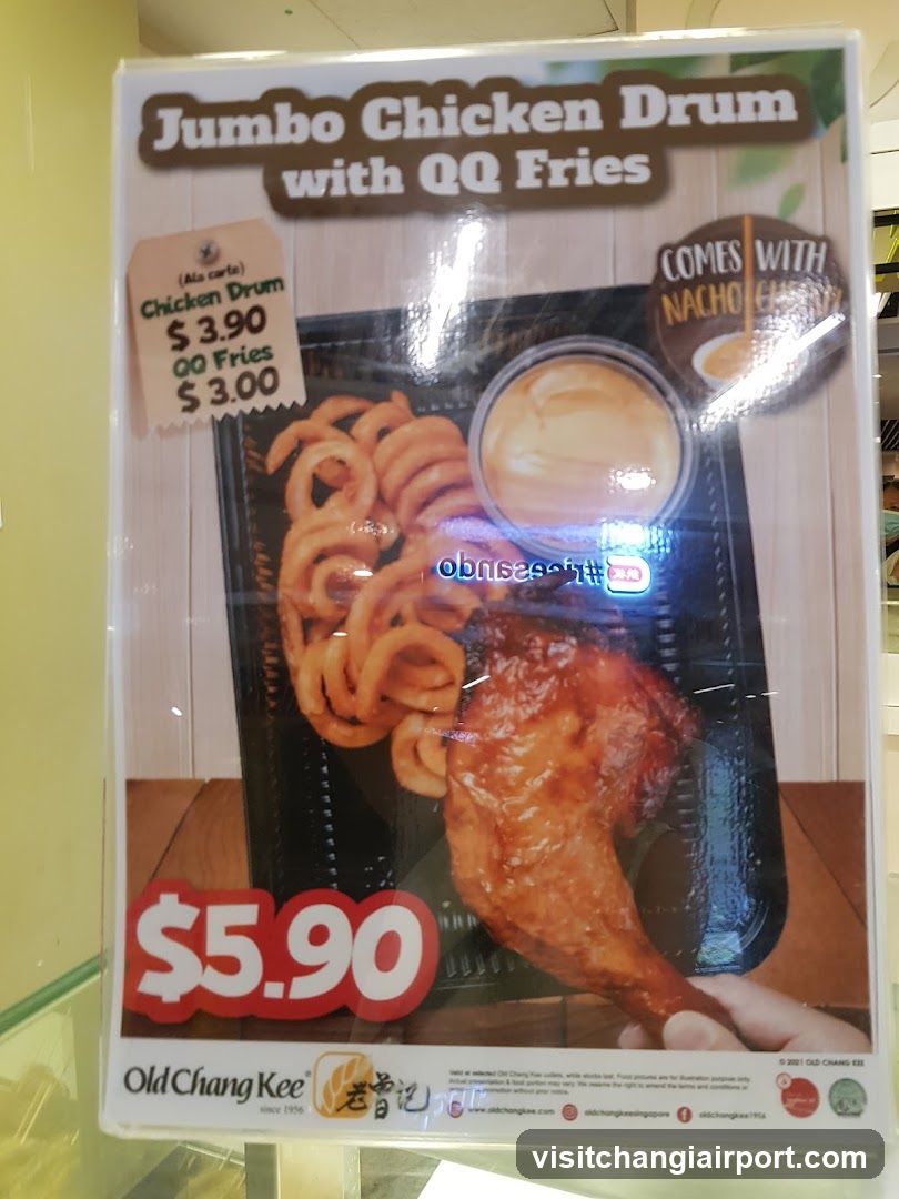 Jumbo Chicken Drum with QQ Fries Ad