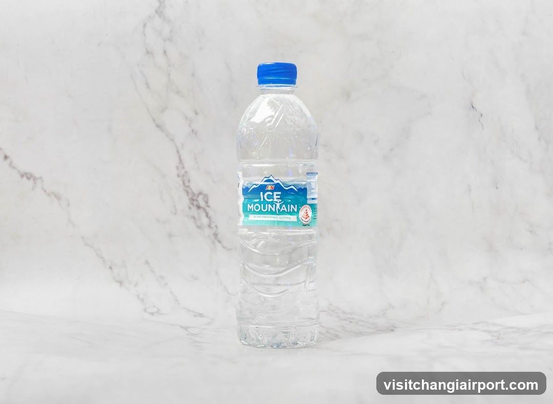 Bottle of Ice Mountain Water