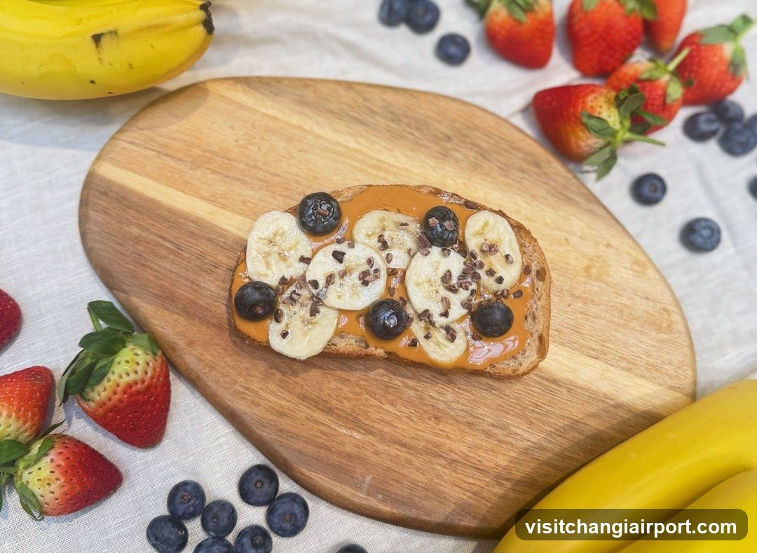 Peanut Butter Toast with Fruit