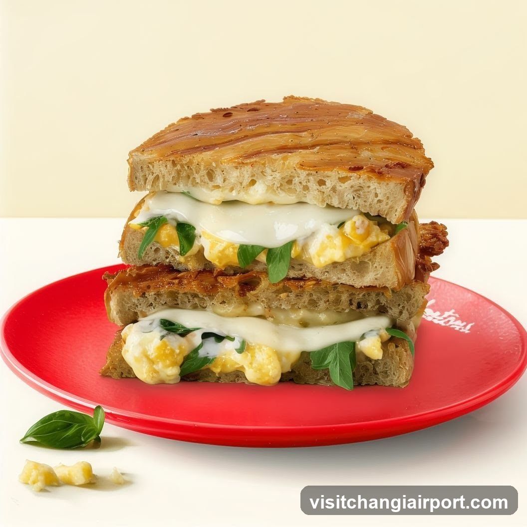 Scrambled Egg and Cheese Sandwich