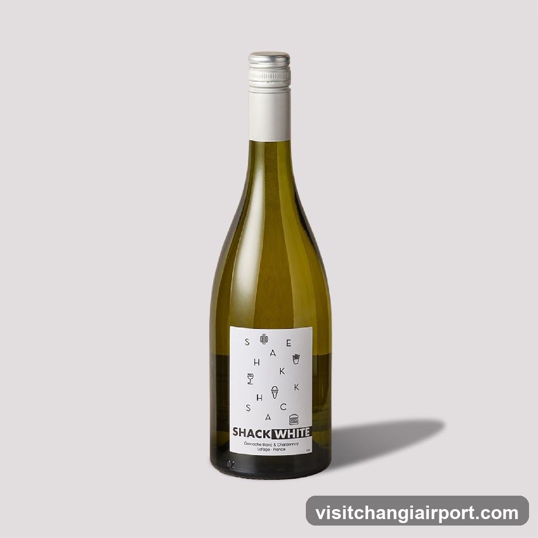 Bottle of Shack White Wine