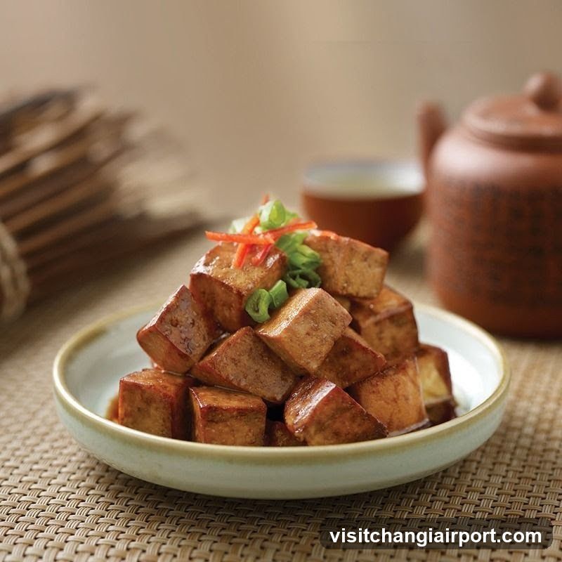 Fried Tofu with Garnish
