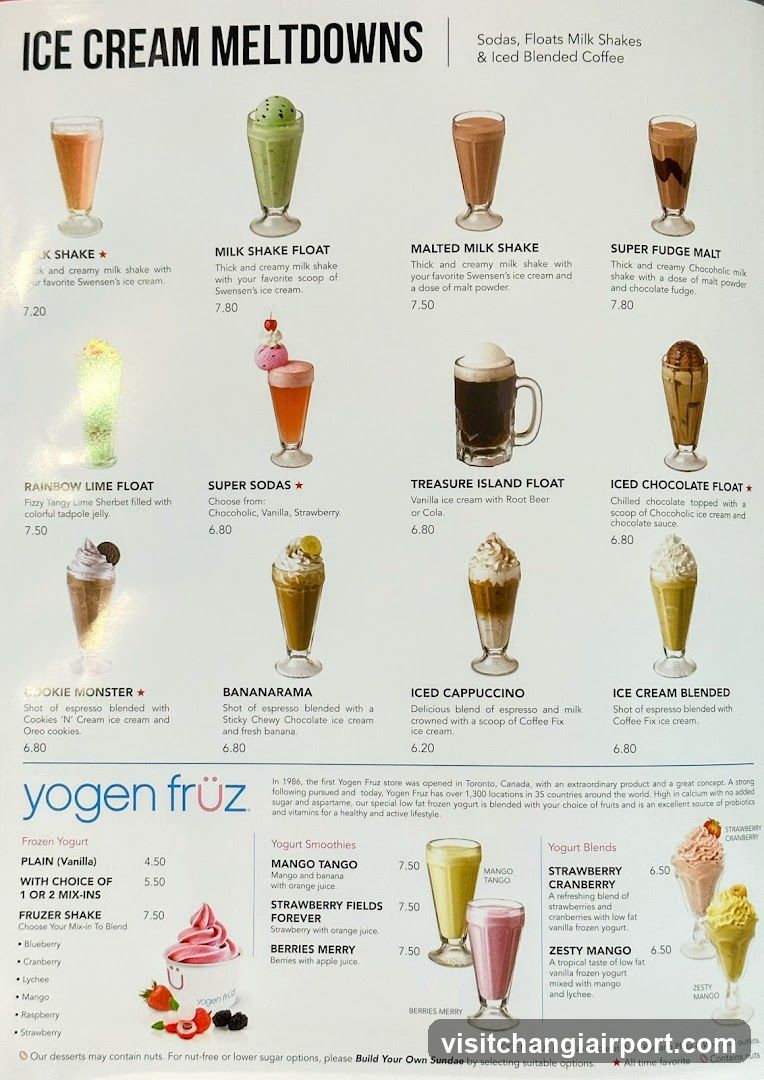 Swensen's @ Changi Terminal 3