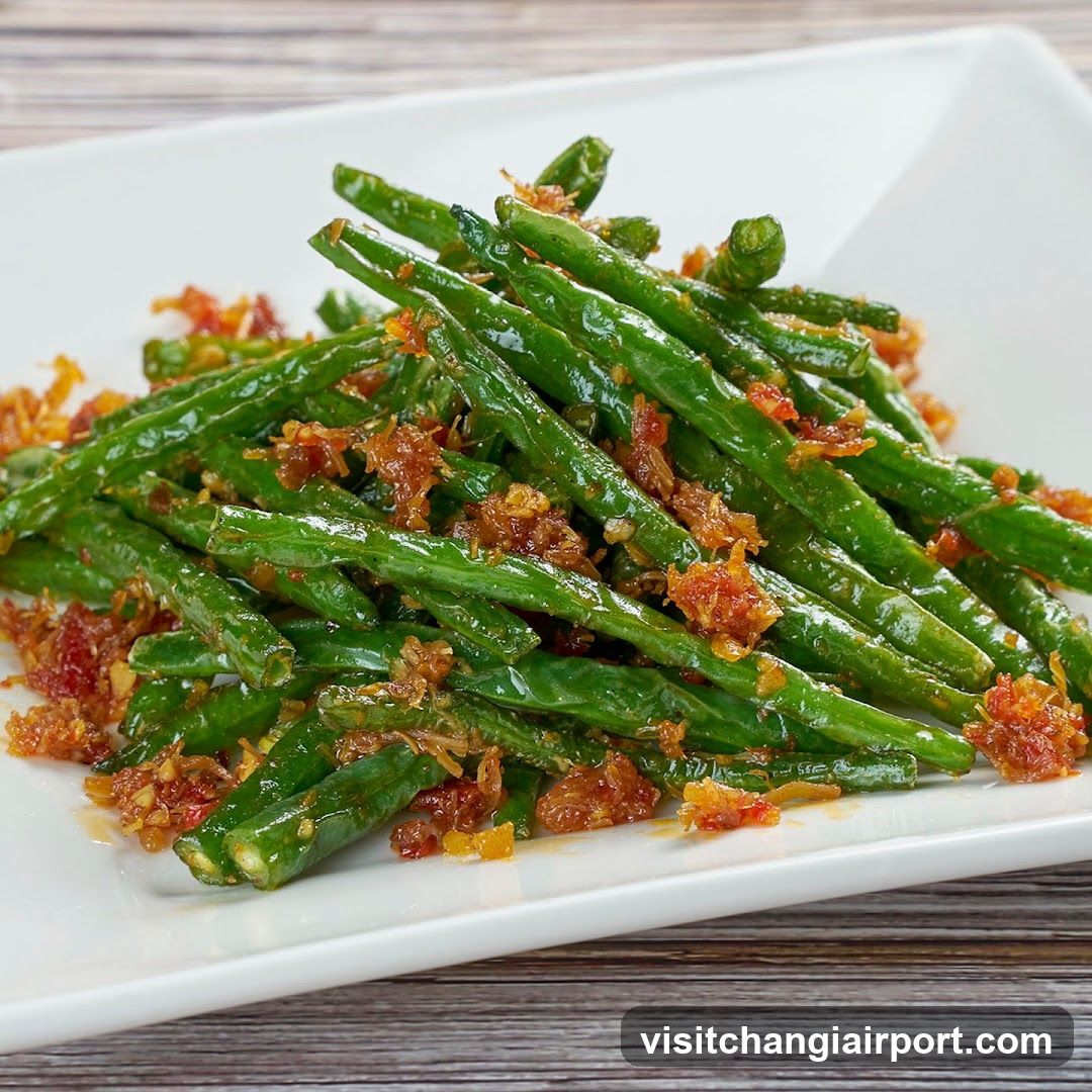 Green Beans with Toppings