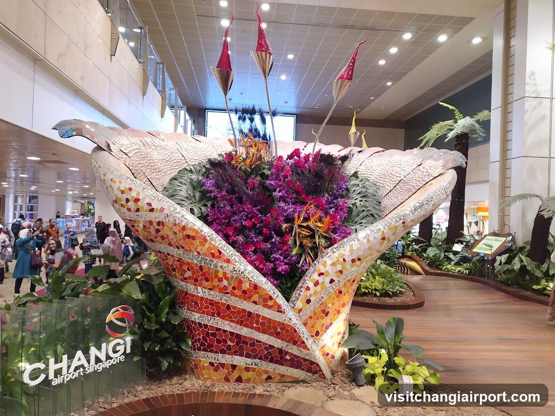 Changi Airport Singapore Interior Display