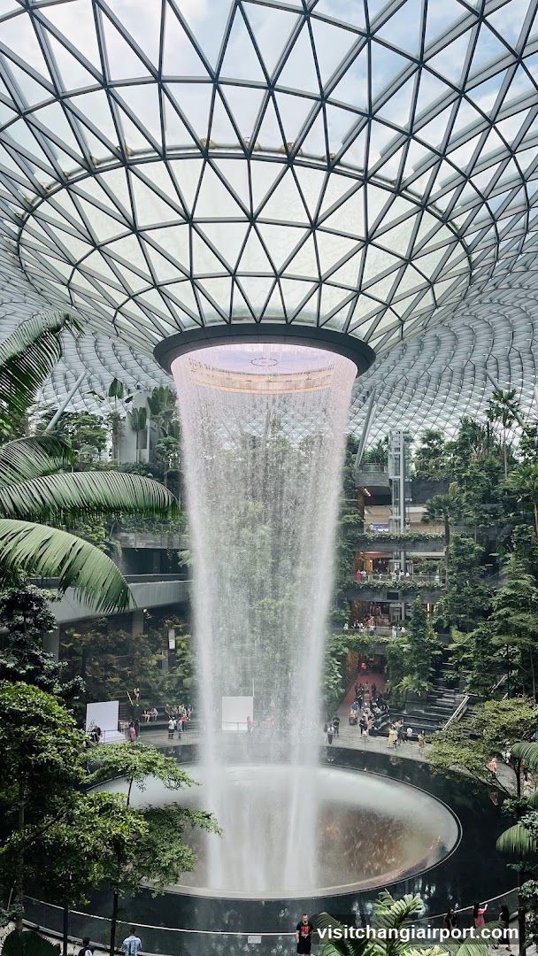 The Cloud Forest at Jewel Changi Airport