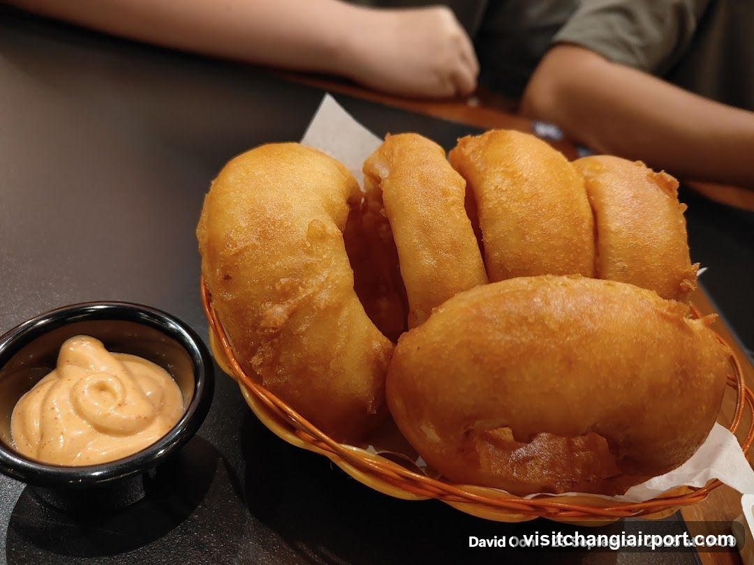 Fried Dough Donuts with Sauce