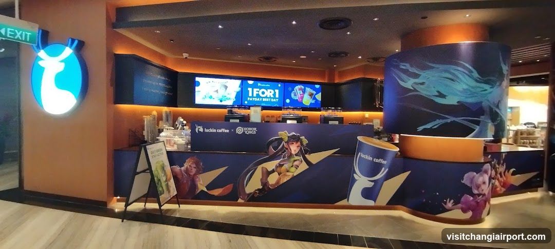 Luckin Coffee x Honor of Kings Storefront Interior