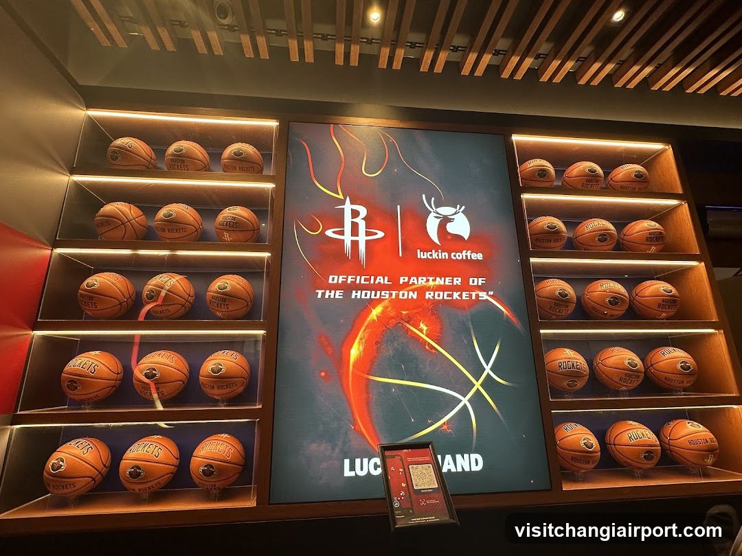 Luckin Coffee Houston Rockets Display