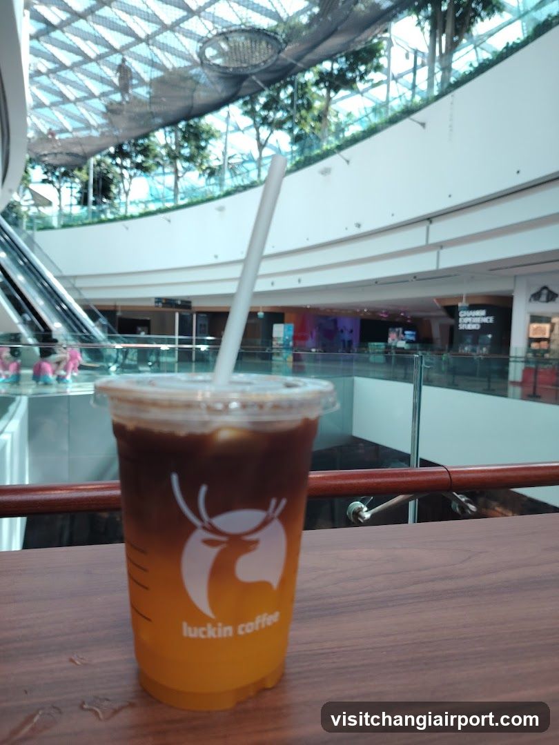 Luckin Coffee Drink in Mall