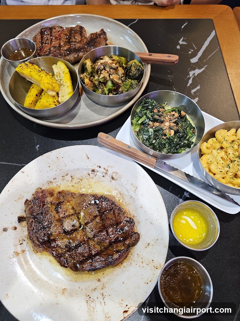 Steak Dinner Spread