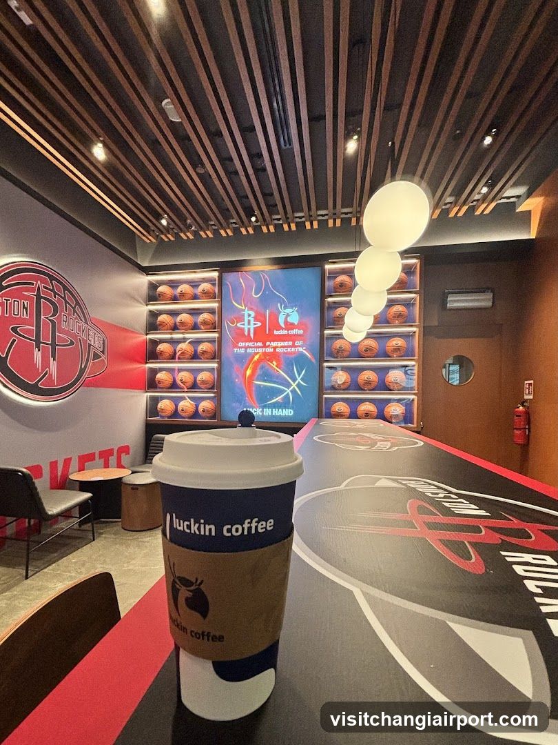 Luckin Coffee Houston Rockets Store Interior