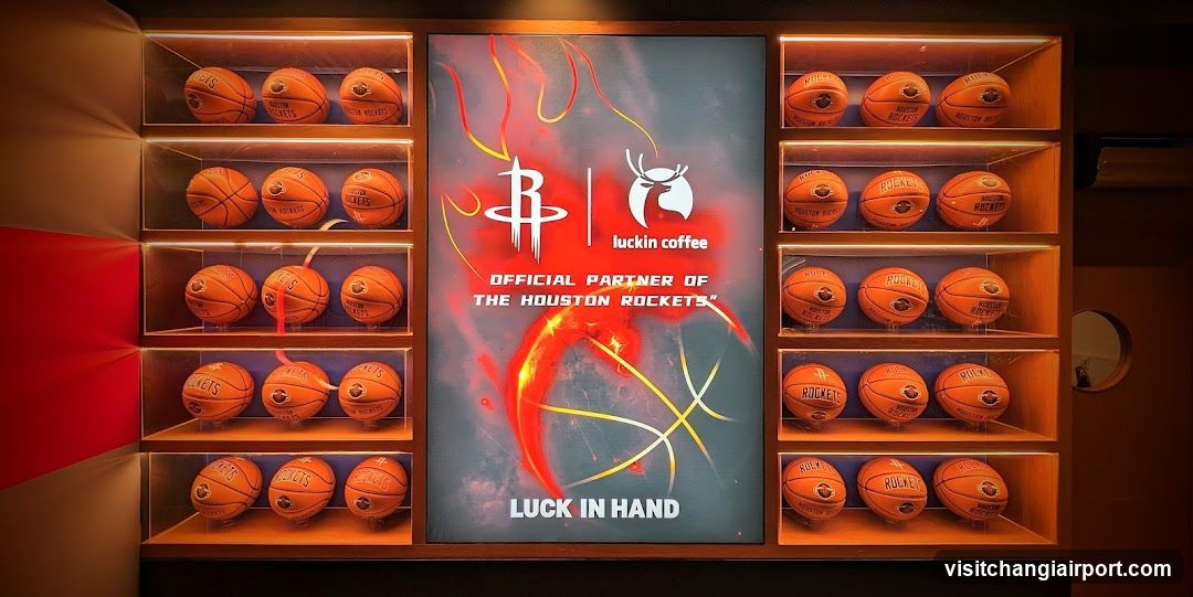 Luckin Coffee Houston Rockets Display