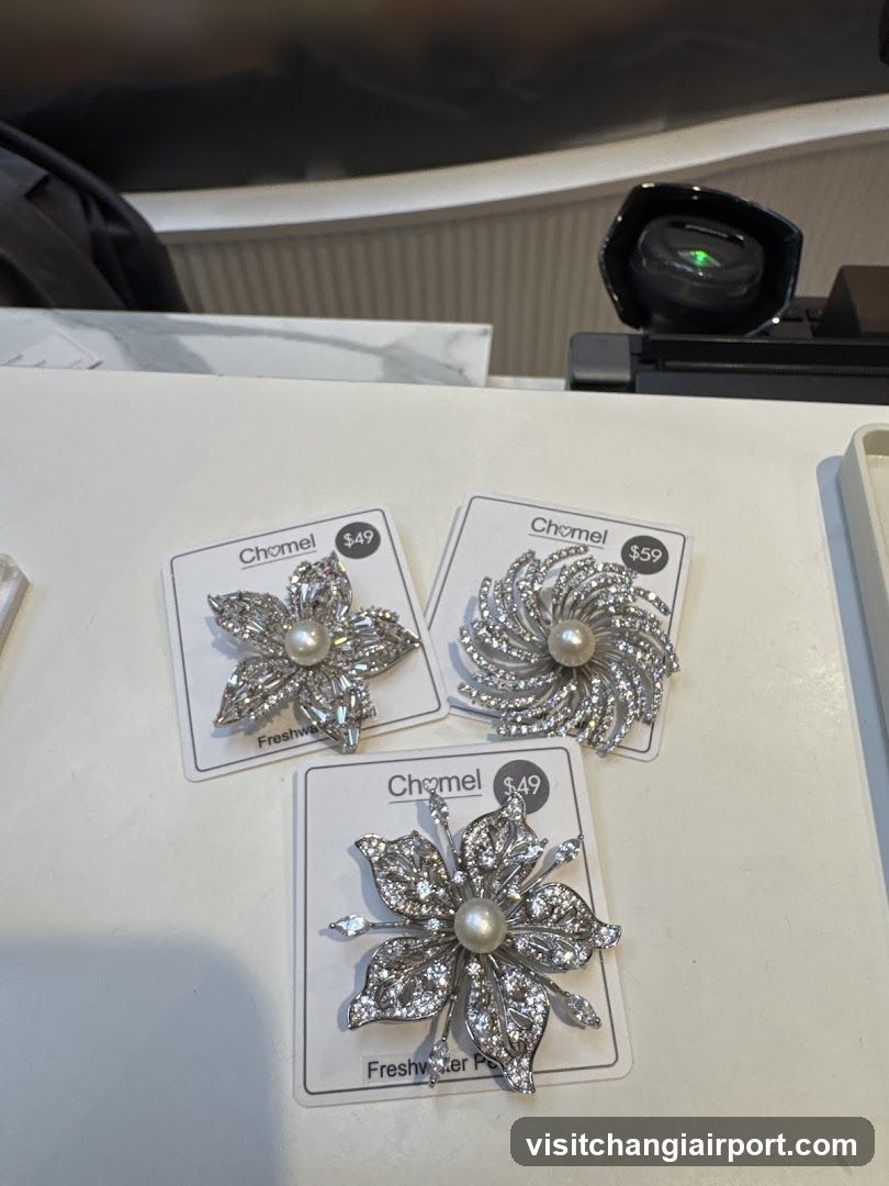 Chanel Brooches Display