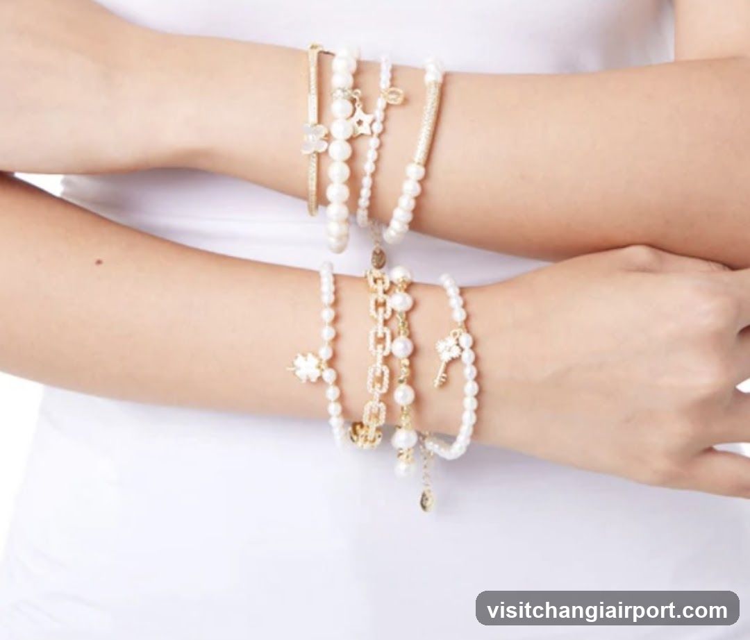 Jewelry Display on Wrist