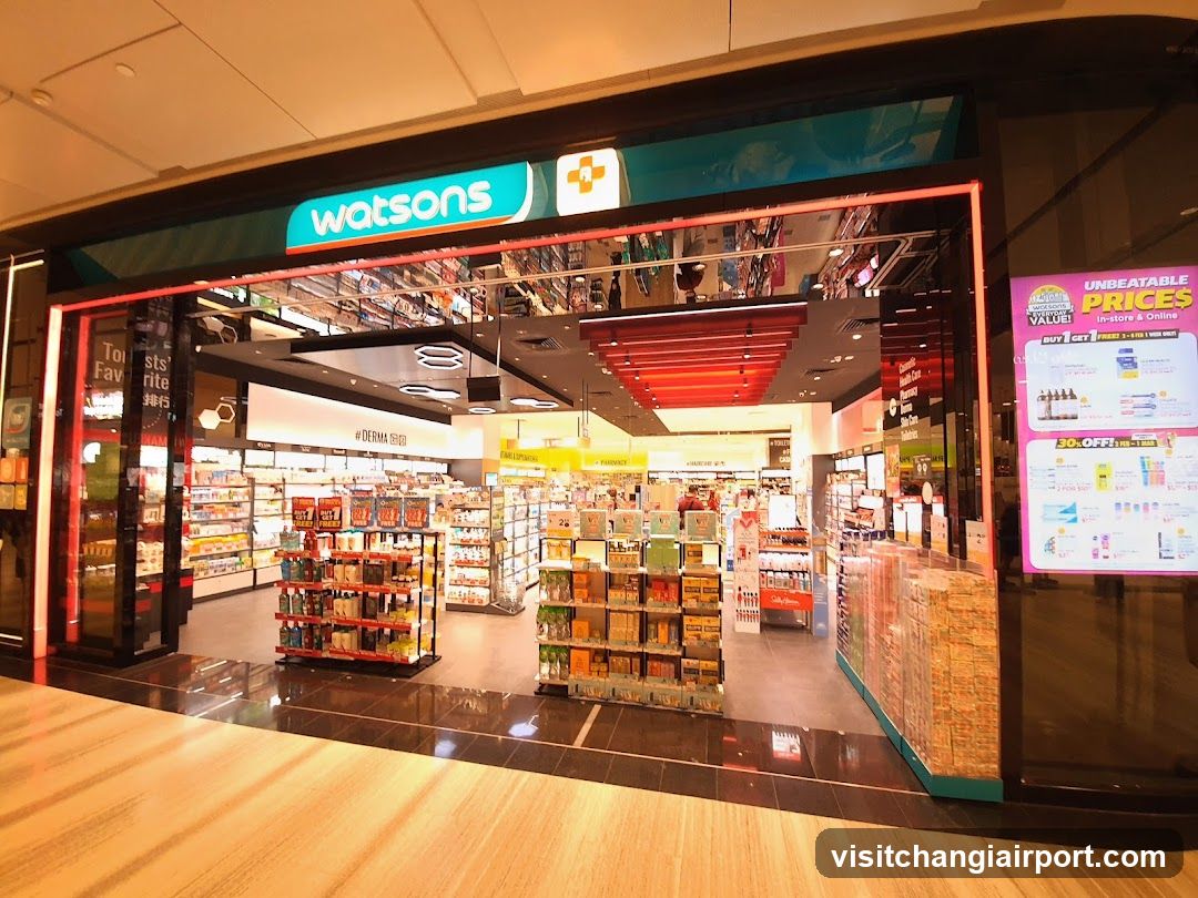 Watsons Jewel Changi Airport + GNC (Click & Collect)