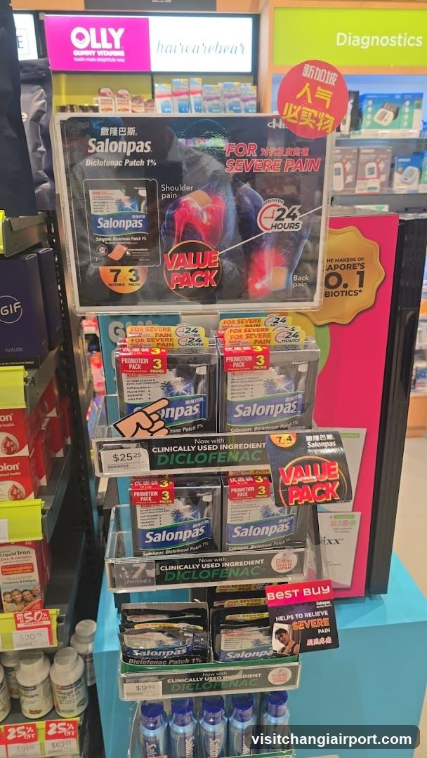 Salonpas Product Display