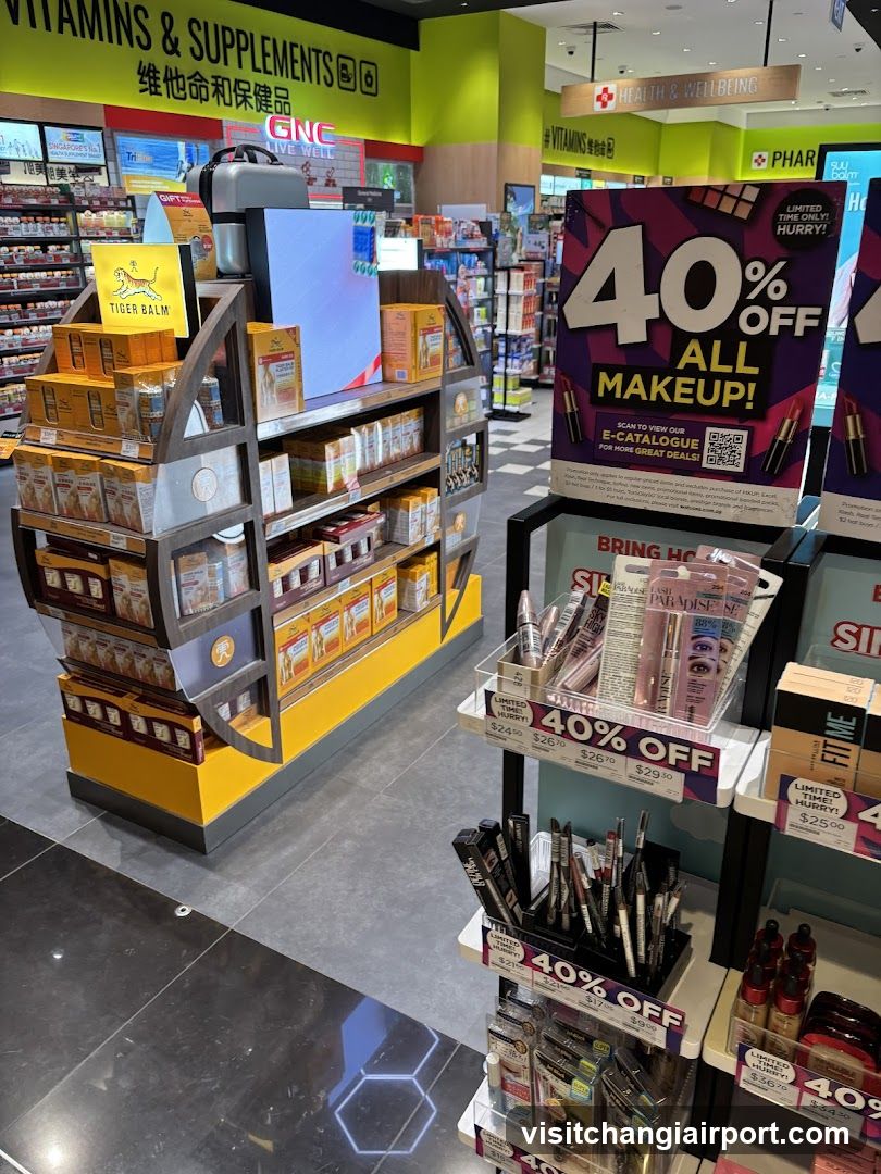 Store Interior with Promotional Displays