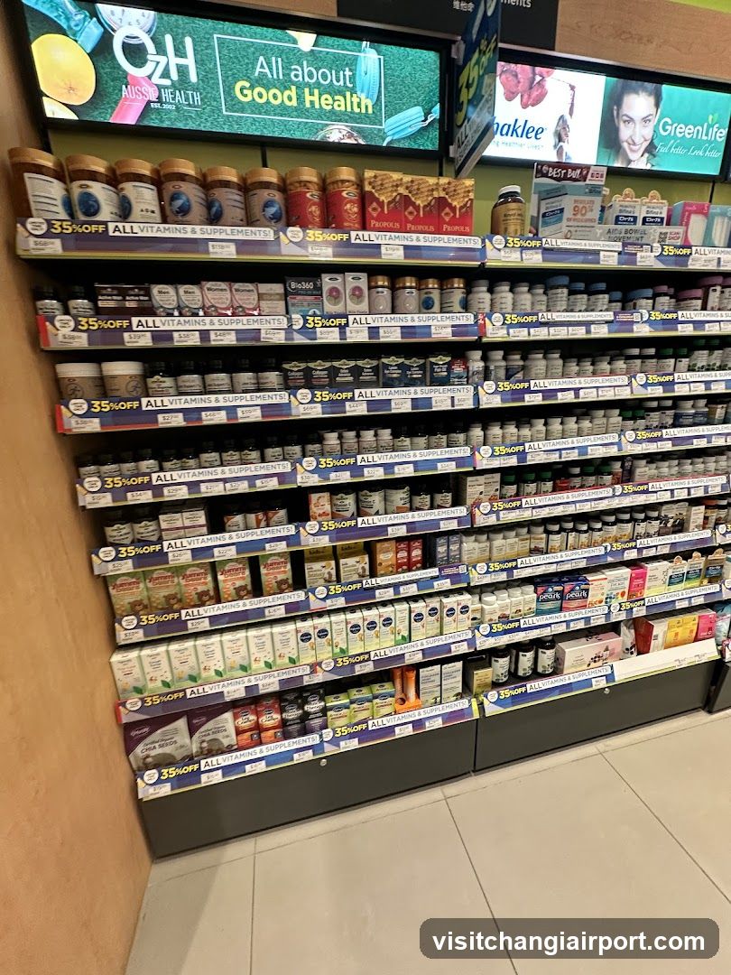 Vitamin and Supplement Store Interior
