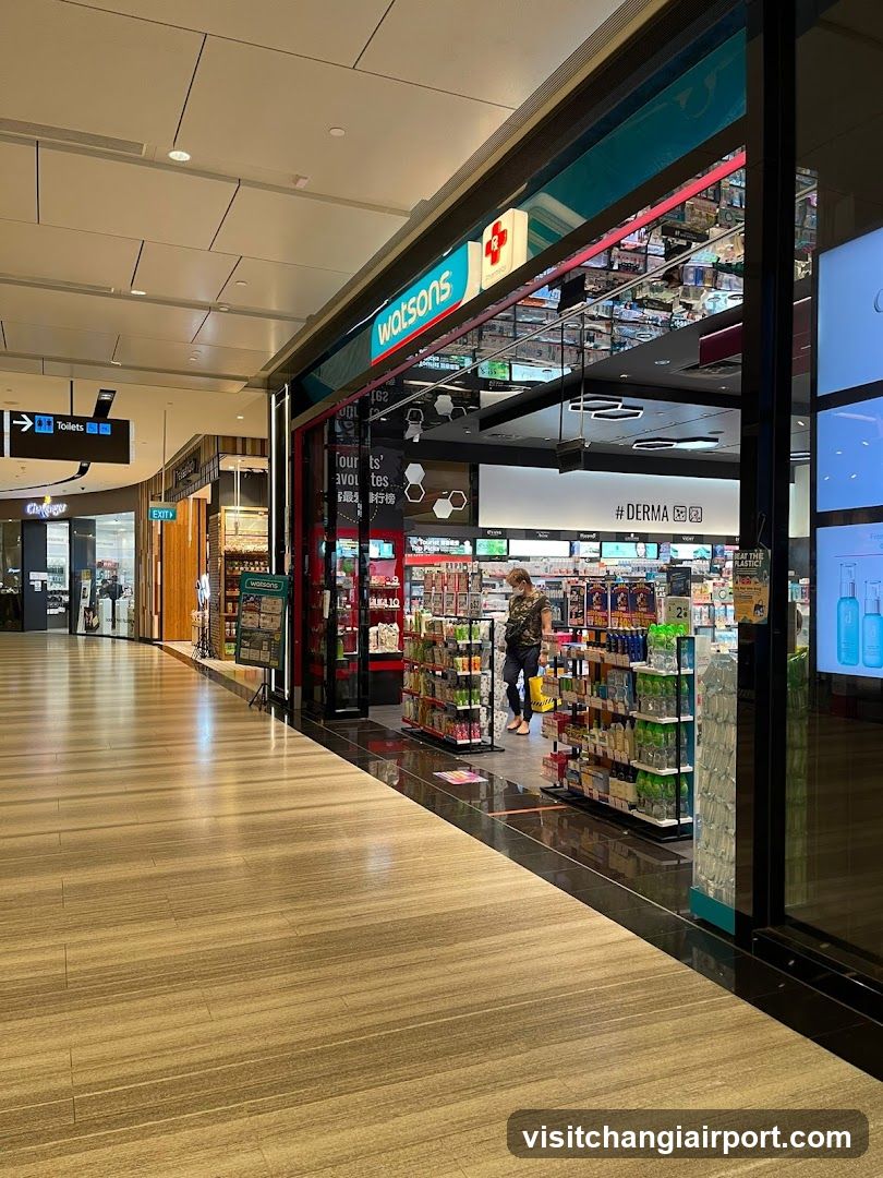 Watsons Store Interior View