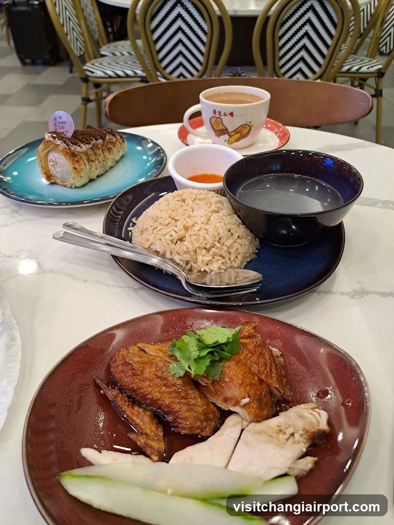 Hainanese Chicken Rice Meal