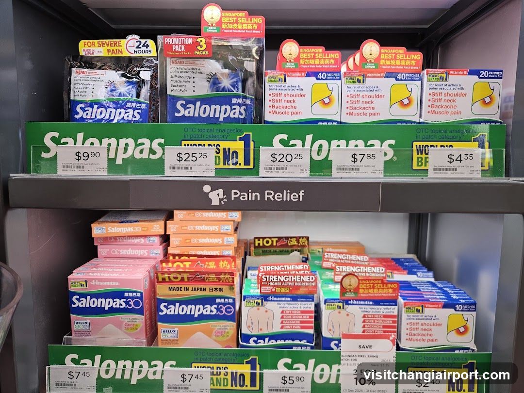 Salonpas Pain Relief Products Display