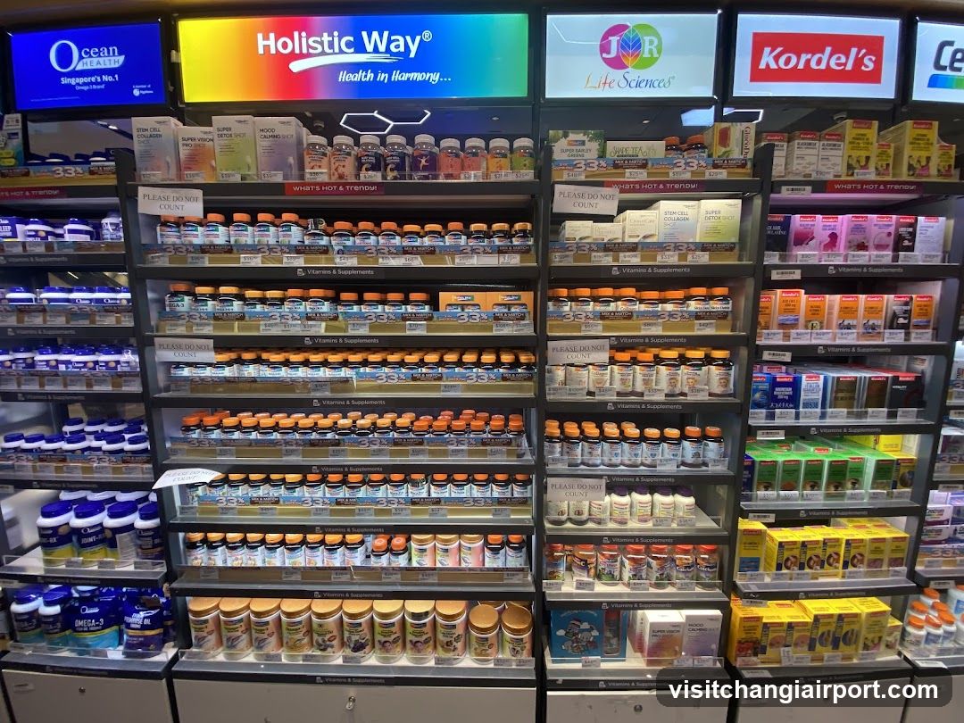 Vitamin and Supplement Store Interior