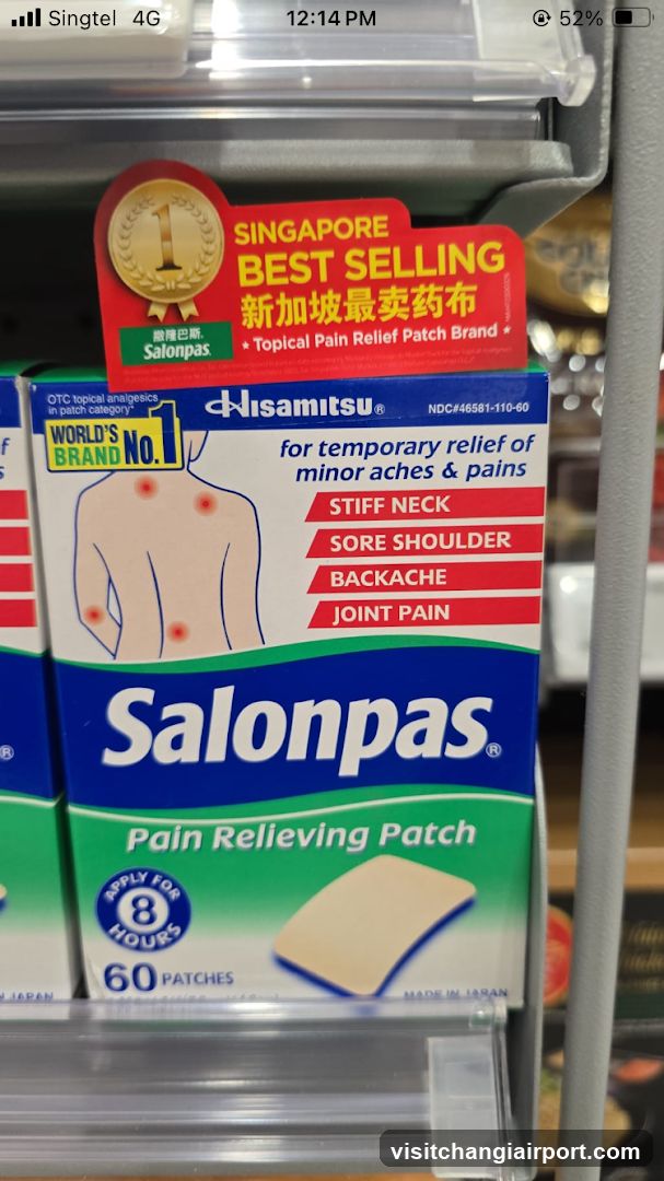 Salonpas Pain Relieving Patch Display