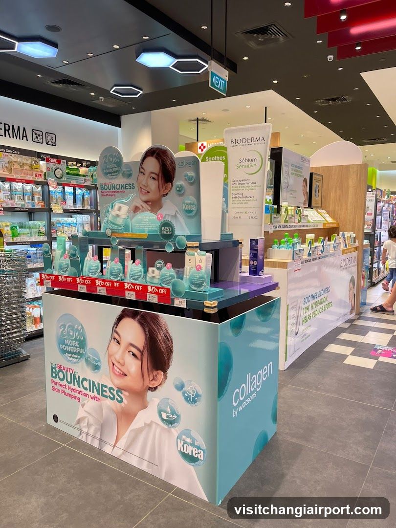 Beauty Product Display in Store