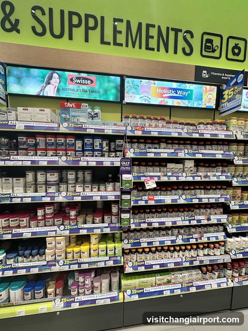 Vitamin and Supplements Section