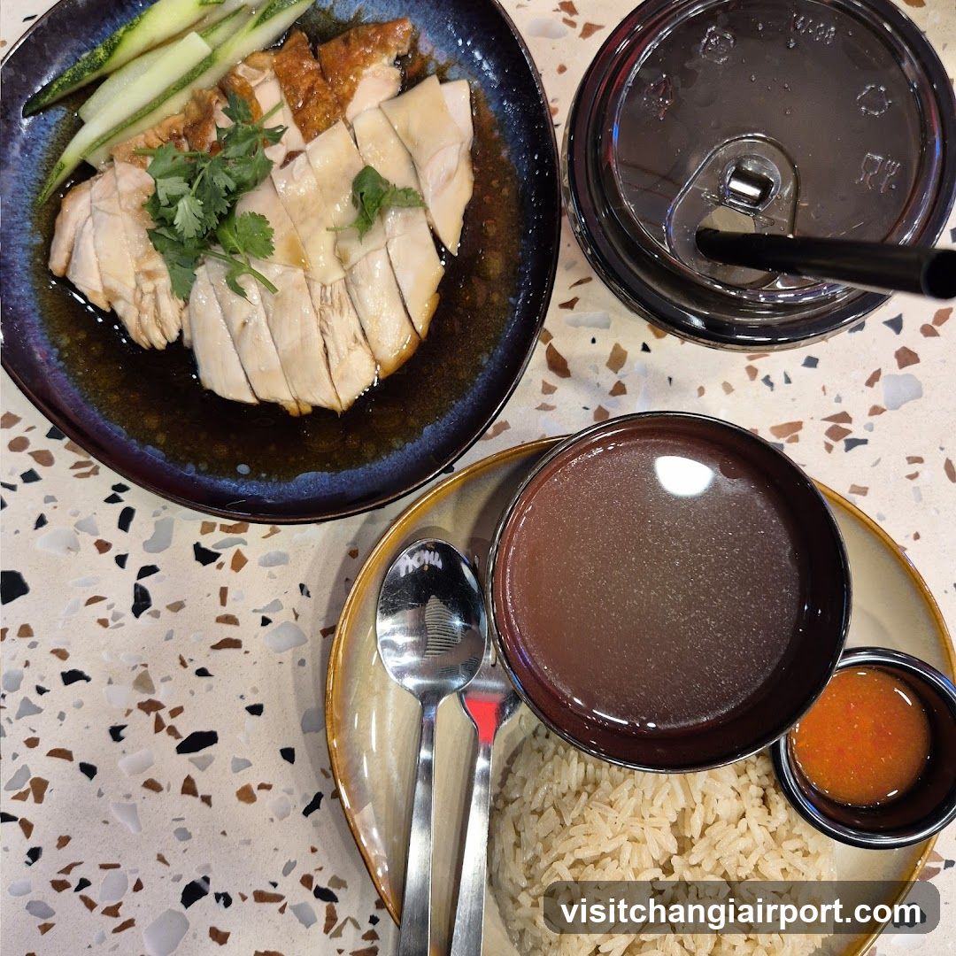 Hainanese Chicken Rice Meal