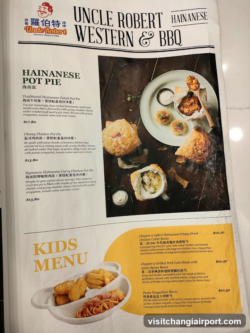 Uncle Robert Hainanese Western & BBQ Menu