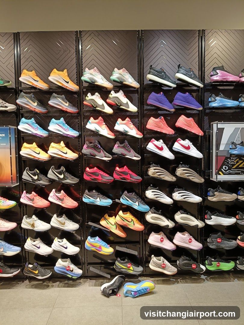 Nike Shoe Display Wall