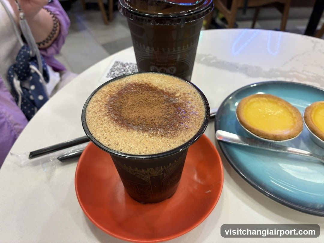 Coffee and Egg Tart