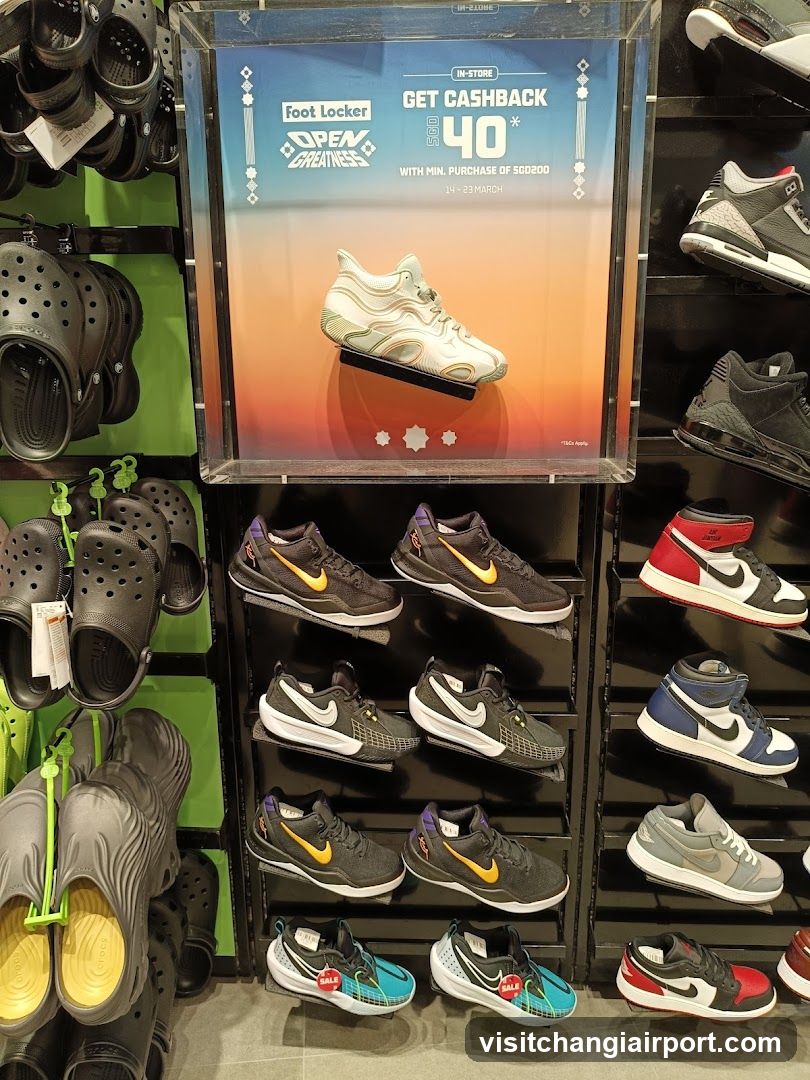 Foot Locker Store Interior Display