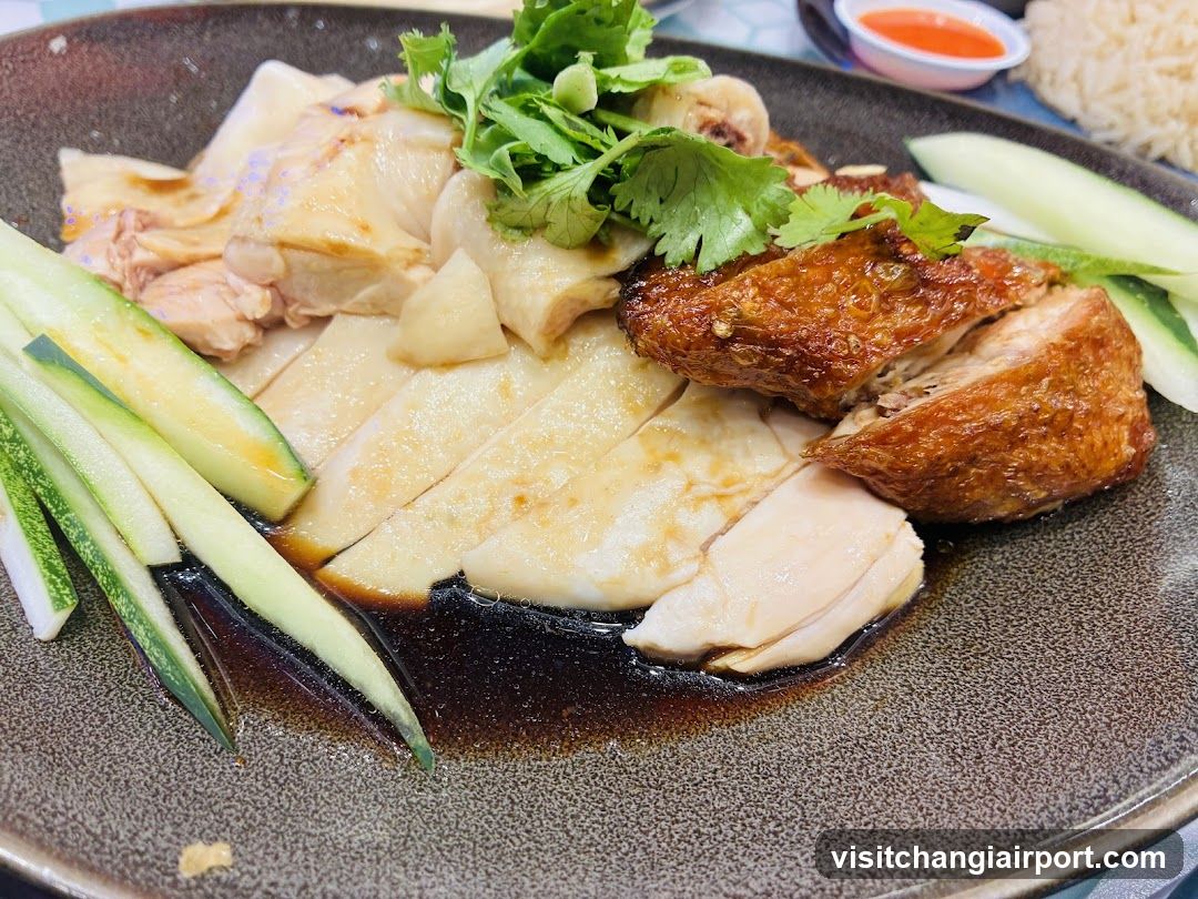 Hainanese Chicken Rice Plate