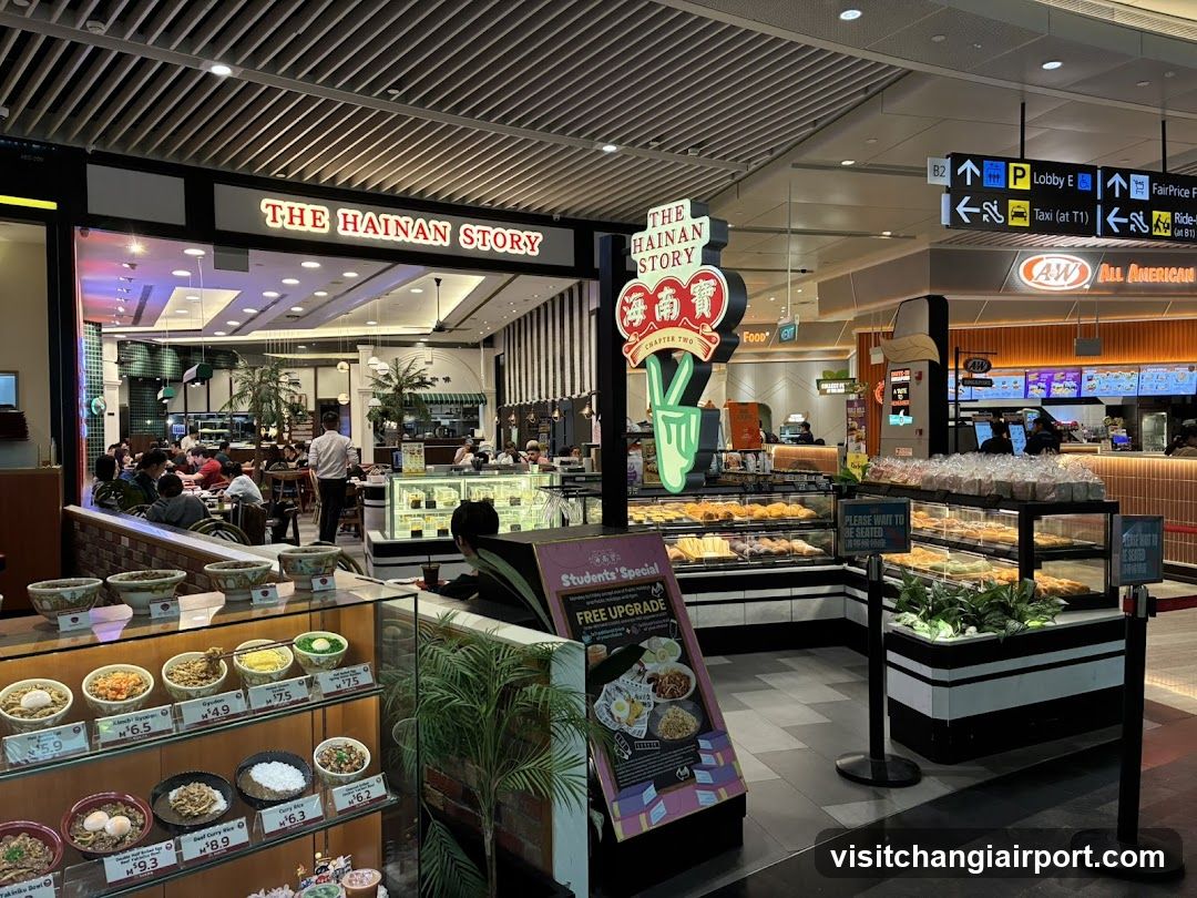Hainan Story and A&W Food Court